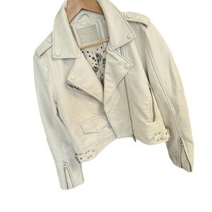 Blank NYC M (Anthropologie) vegan leather worn once! Biker Jacket-great hardware